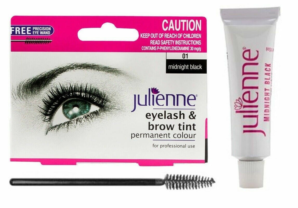 Julienne Eyelash and Eyebrow Permanent Colour MIDNIGHT BLACK 01