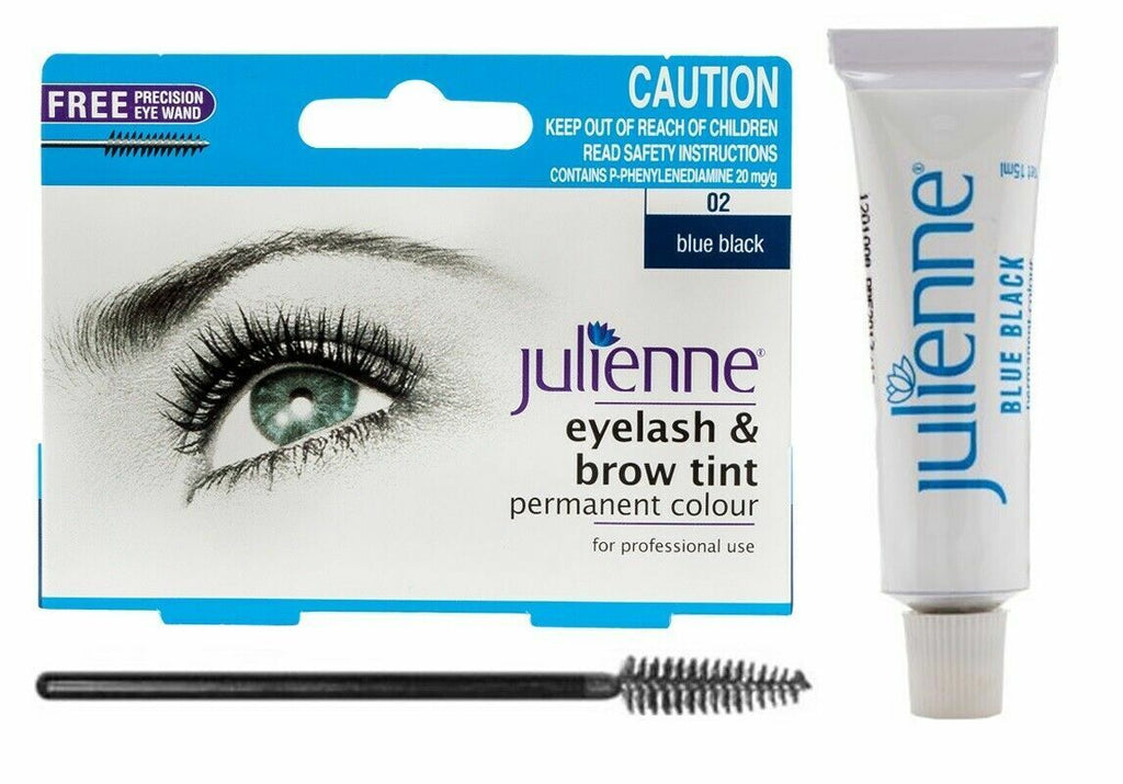 Julienne Eyelash and Eyebrow Permanent Colour BLUE BLACK 02