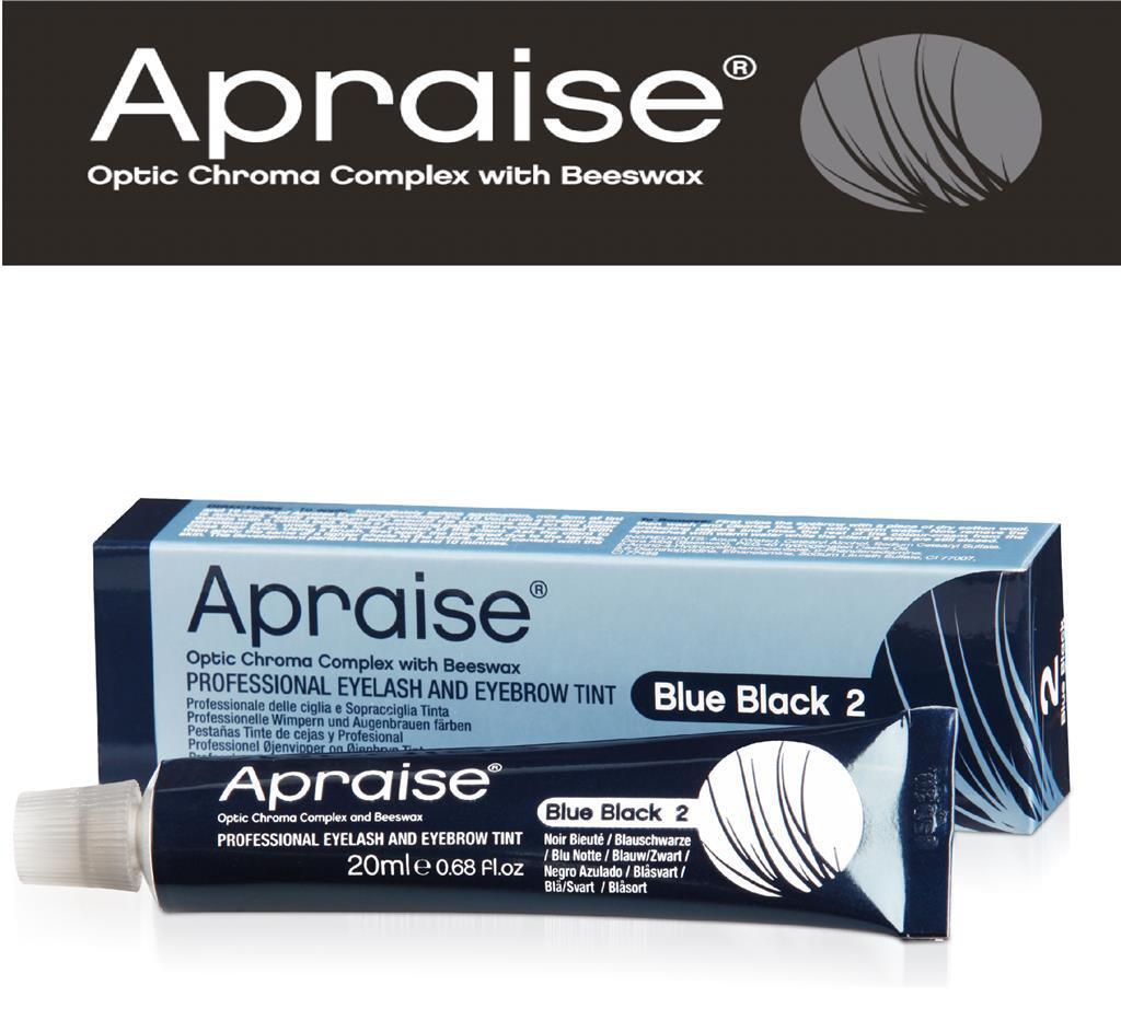 APRAISE PROFESSIONAL EYELASHEYEBROW TINT No.1-20ml BLUE BLACK