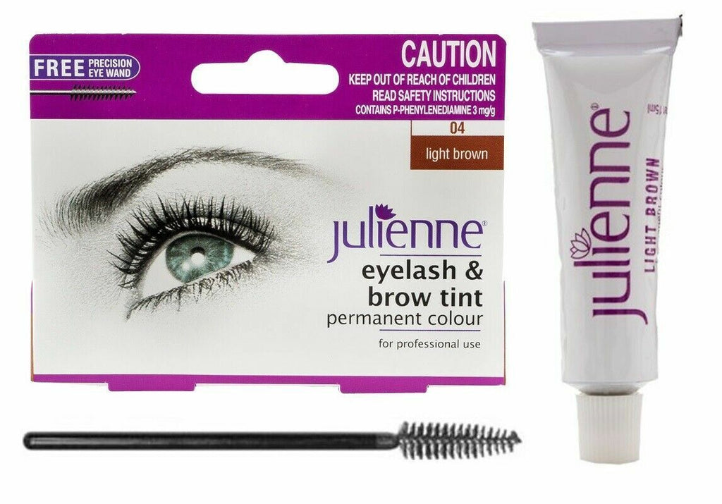 Julienne Eyelash and Eyebrow Permanent Colour LIGHT BROWN 04