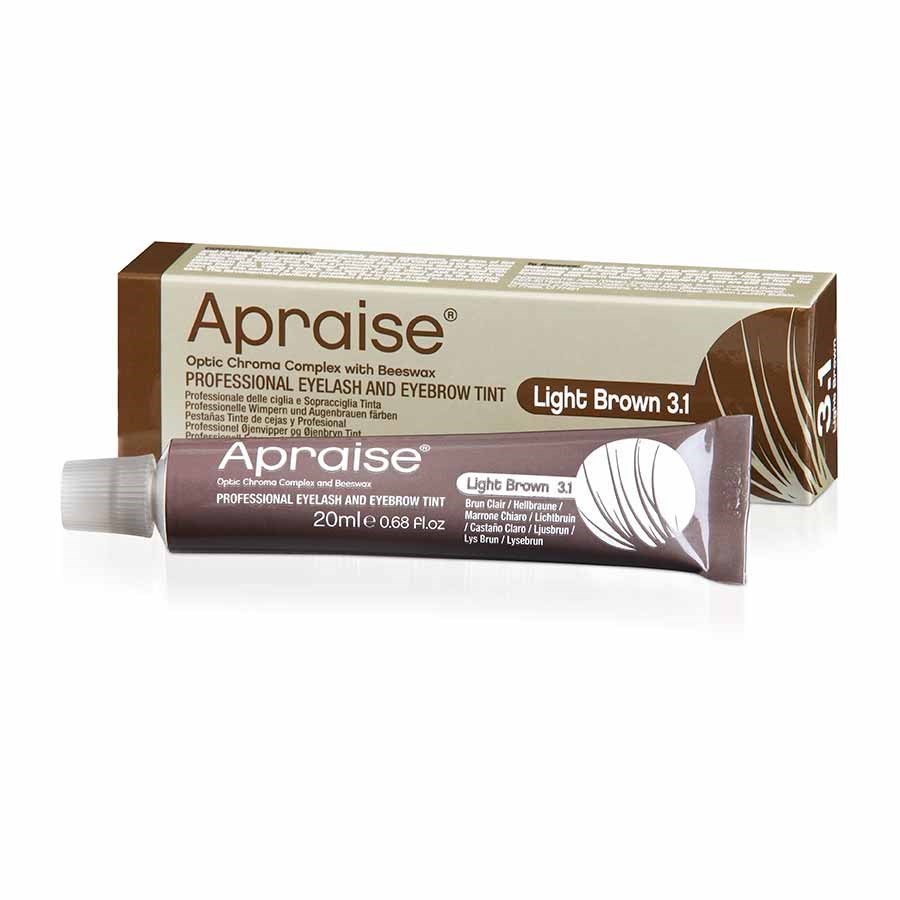 APRAISE PROFESSIONAL EYELASH & EYEBROW - TINT No.3.1 LIGHT BROWN 20ml by Apraise