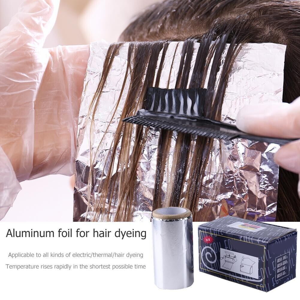 Highlighting Foil For Coloring Hair New In Box With Cutter aluminium