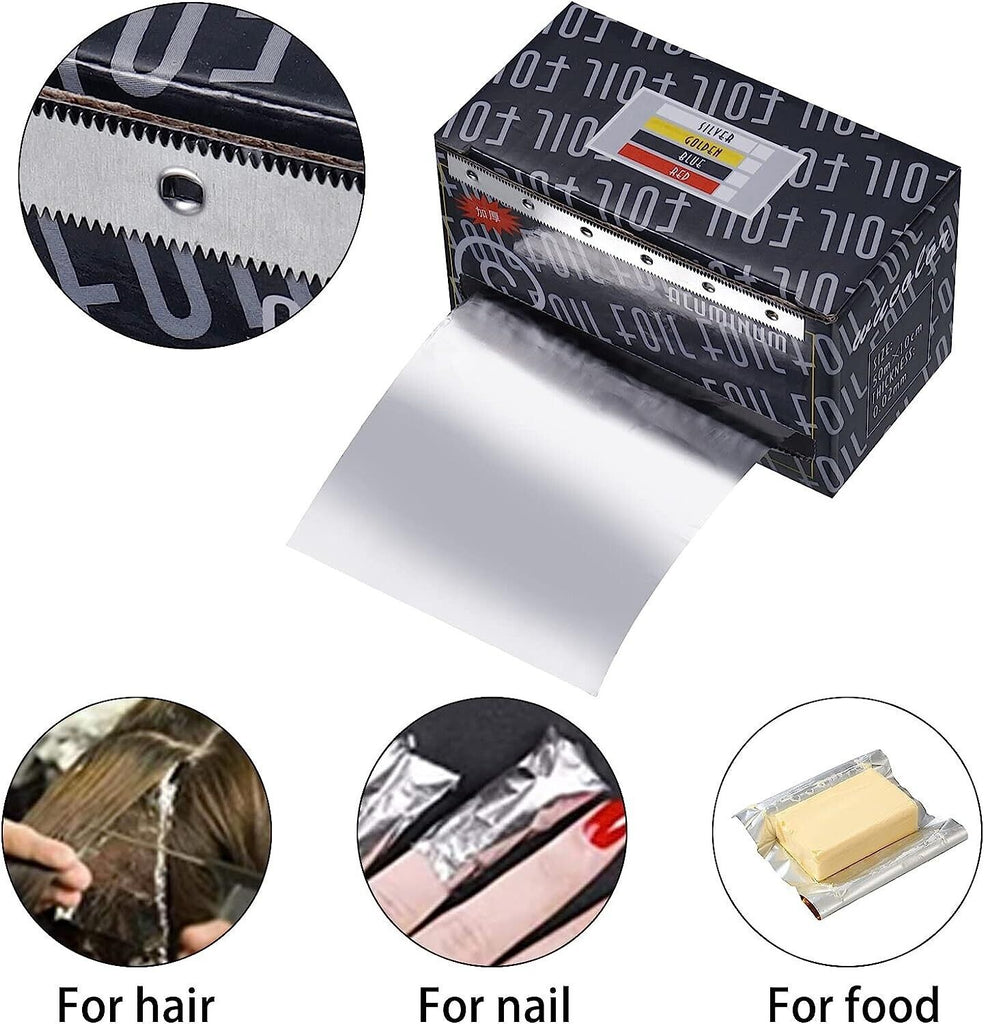 Highlighting Foil For Coloring Hair New In Box With Cutter aluminium