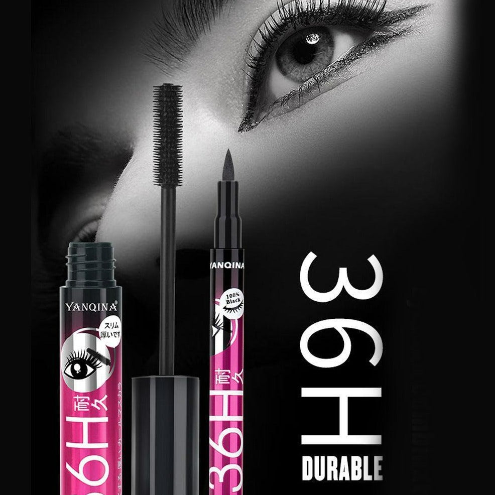 3D Mascara Silk Fibre Long Lasting Eyelash Waterproof Doubling Extension Volume