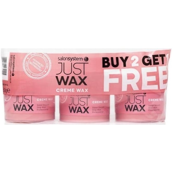 Salon System Just Wax - Crème Wax (Pack of 3) New year offers