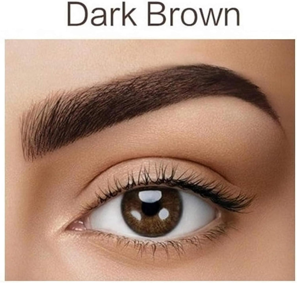 REVERS COSMETICS Eyebrow Dye Kit Dark Brown Ammonia Free, Brow Tint with Argan Oil and Castor Oil, Salon Quality, Natural Result, Lasts Up to 4 Weeks, Up to 15 Applications