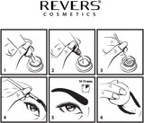 Revers Henna Eyebrow Eyelash Tint Lasting Brow Dye Paint Cream Light Brown  Full Kit Set