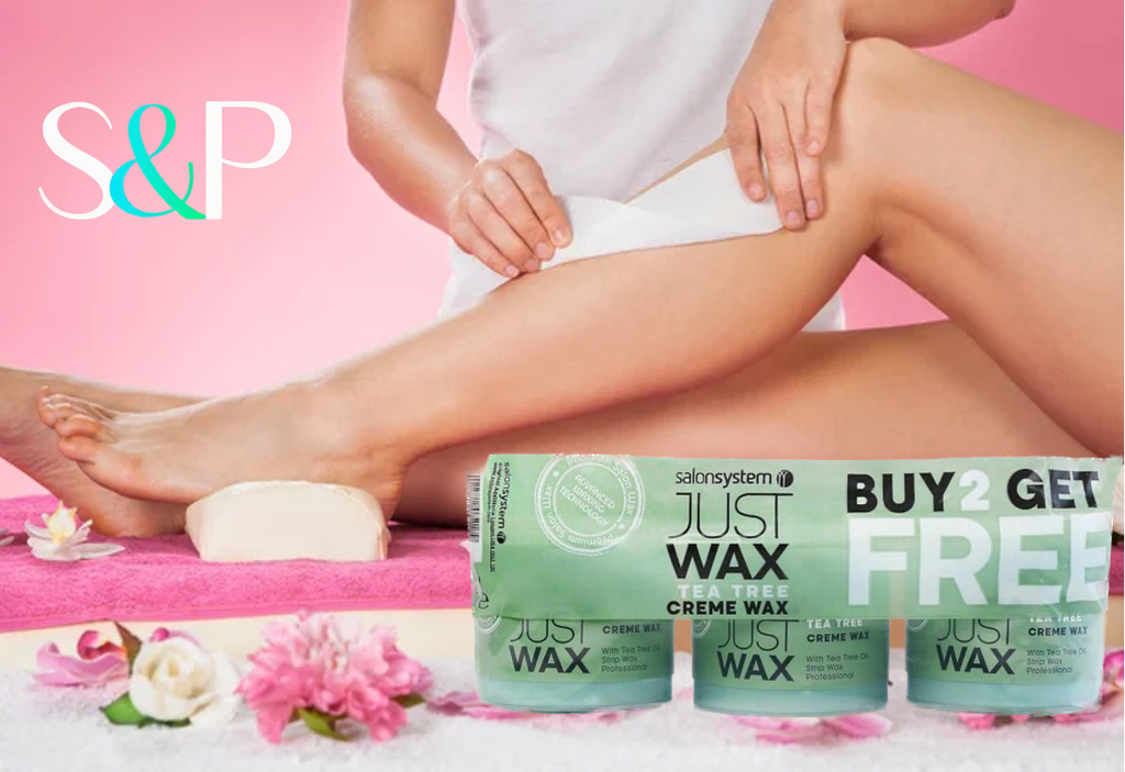 Salon System Just Wax Tea Tree Cream Wax 450g - Pack of 3