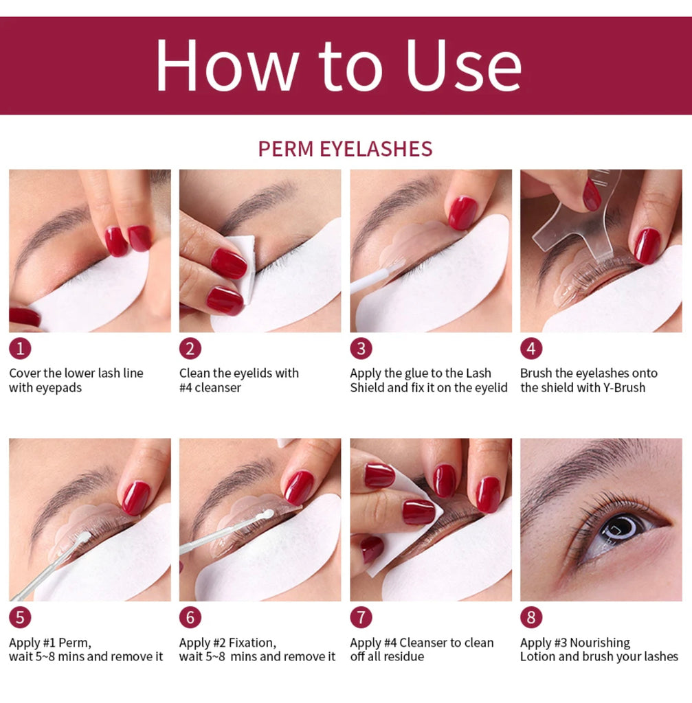 Complete Lash Lift Perming Eyelash Extension Kit iconsign Orignal, Tint Kit