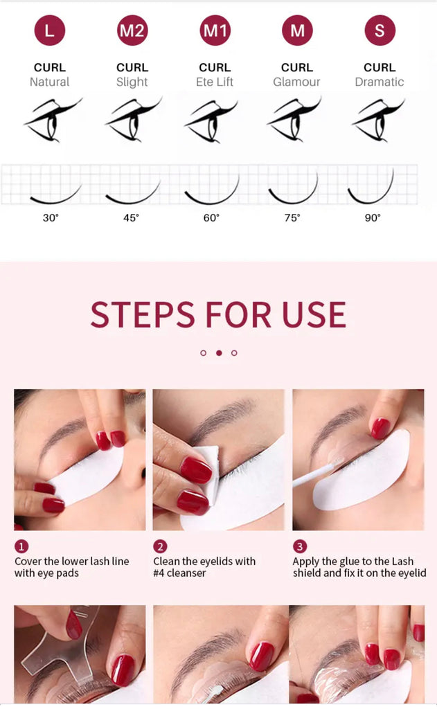 Complete Lash Lift Perming Eyelash Extension Kit iconsign Orignal, Tint Kit