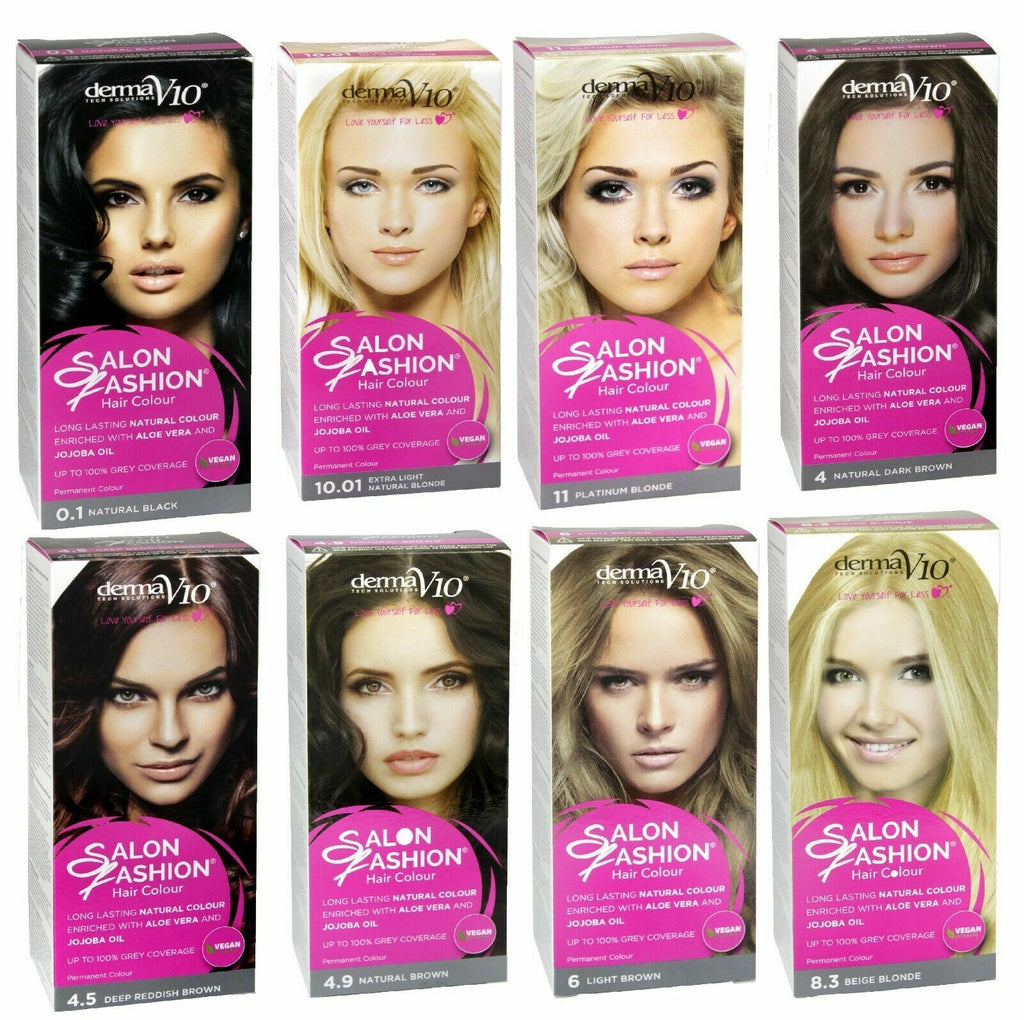DervaV10 Salon Fashion Hiar Colour Long Lasting Natural Colour
