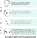 Julienne Brow Tint Kit Sensitive - Dark Brown full kit