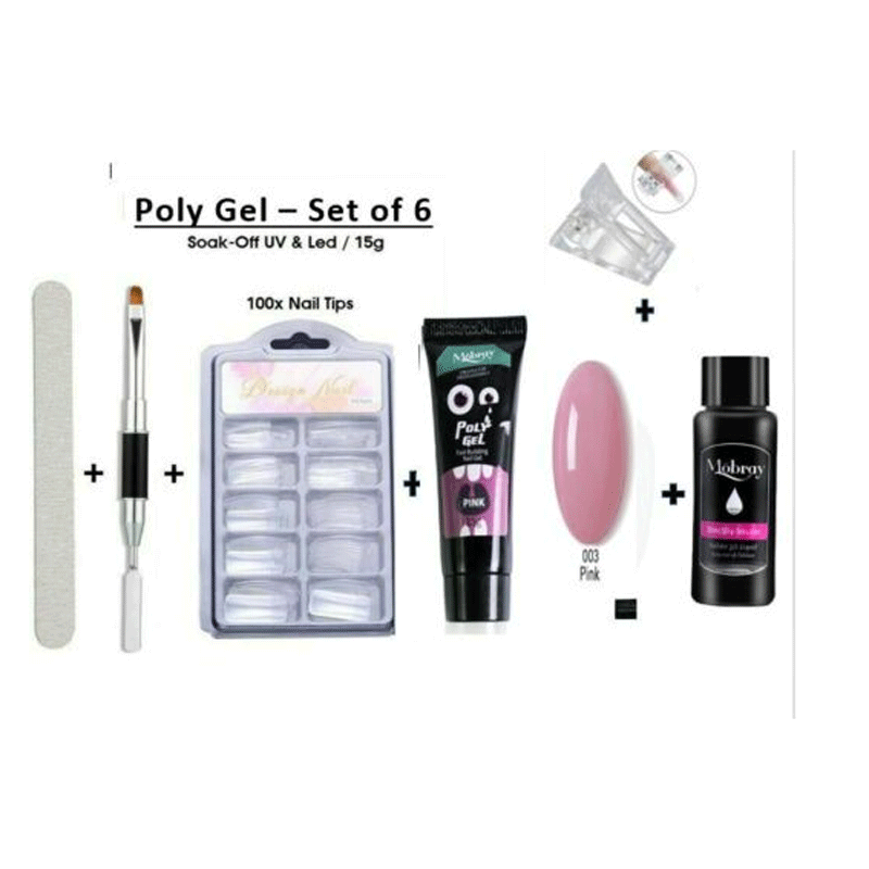 Mobray Poly Builder Gel 15g (BLACK TUBES)