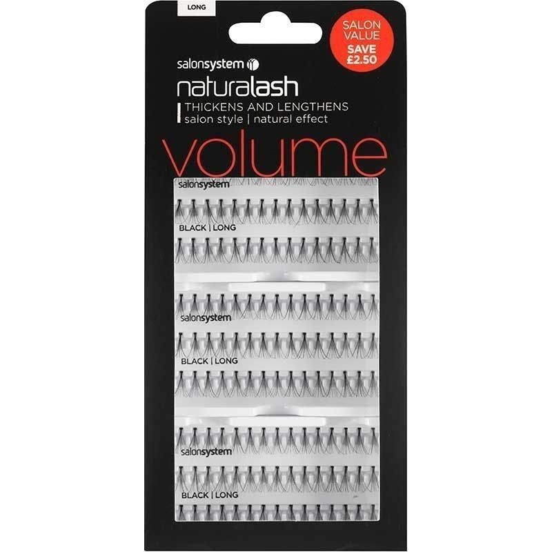 Salon System Salon Value Individual Lashes Black Long