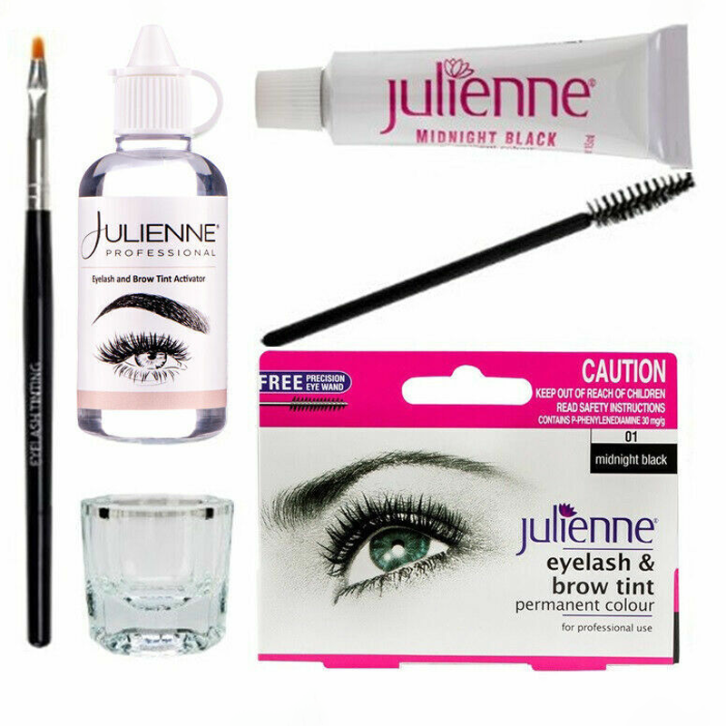 Julienne Eyelash & Eyebrow Tint - Midnight Black
