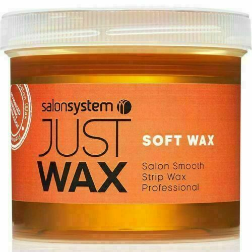 Salon System Just Wax Traditional High Performance Soft Wax for Sensitive Skin 450g