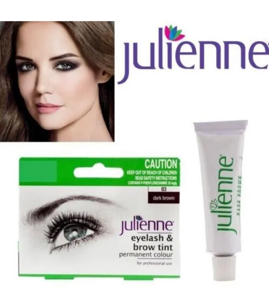 Julienne Professional Tinting Eyelash & Eyebrow Dye Tint Lash Kit All Colours