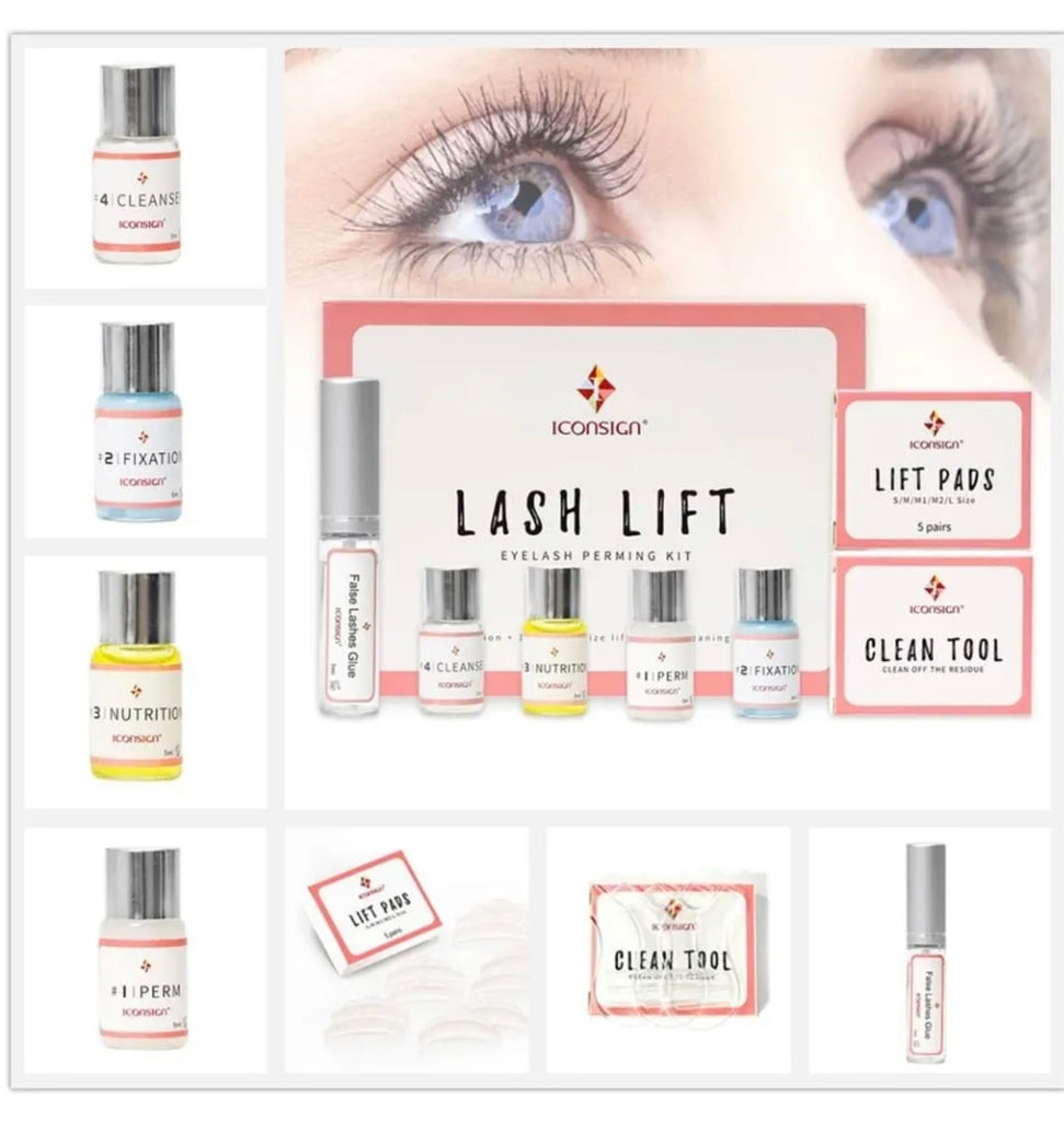 Complete Lash Lift Perming Eyelash Extension Kit iconsign Orignal, Tint Kit