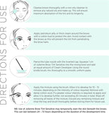 Julienne Brow Tint Kit Sensitive - Light Brown full Kit