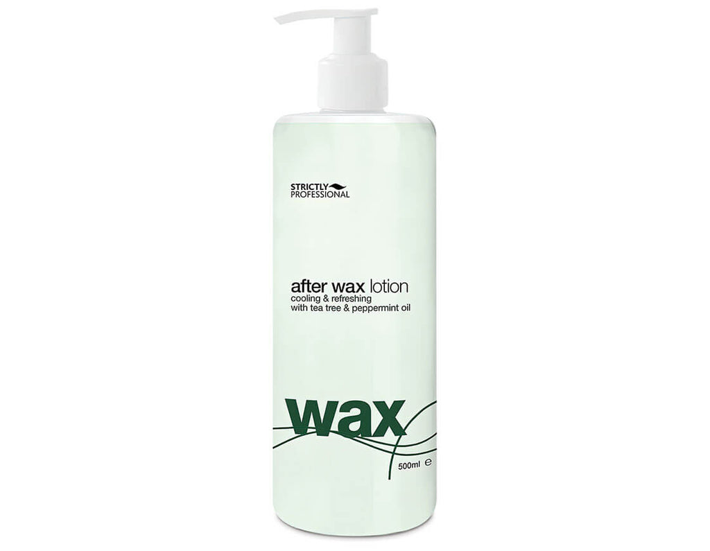 Strictly Professional After Wax Lotion With Tea Tree & Peppermint Oil 500ml  and Aloe Vera & lavender oil, Pre Wax gel more