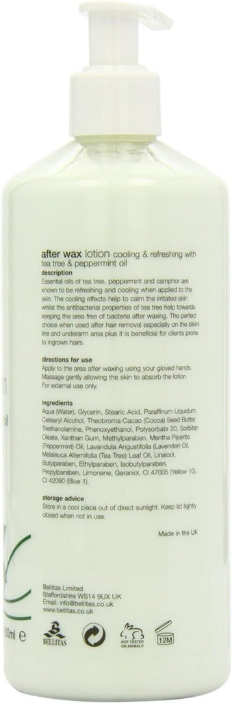 Strictly Professional After Wax Lotion With Tea Tree & Peppermint Oil 500ml  and Aloe Vera & lavender oil, Pre Wax gel more