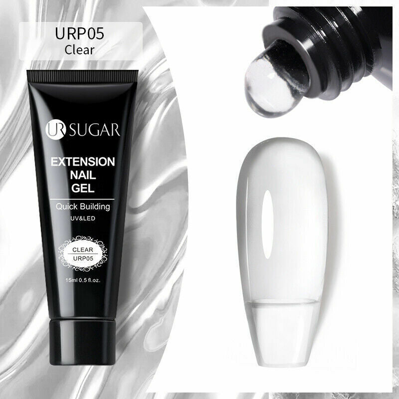 UR SUGAR Nail Art Quick Extension Builder UV Gel URP 05 CLEAR