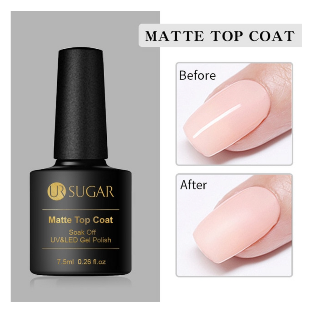 UR SUGAR Matte Top Coat UV Gel polish - UK STOCK  7.5ml