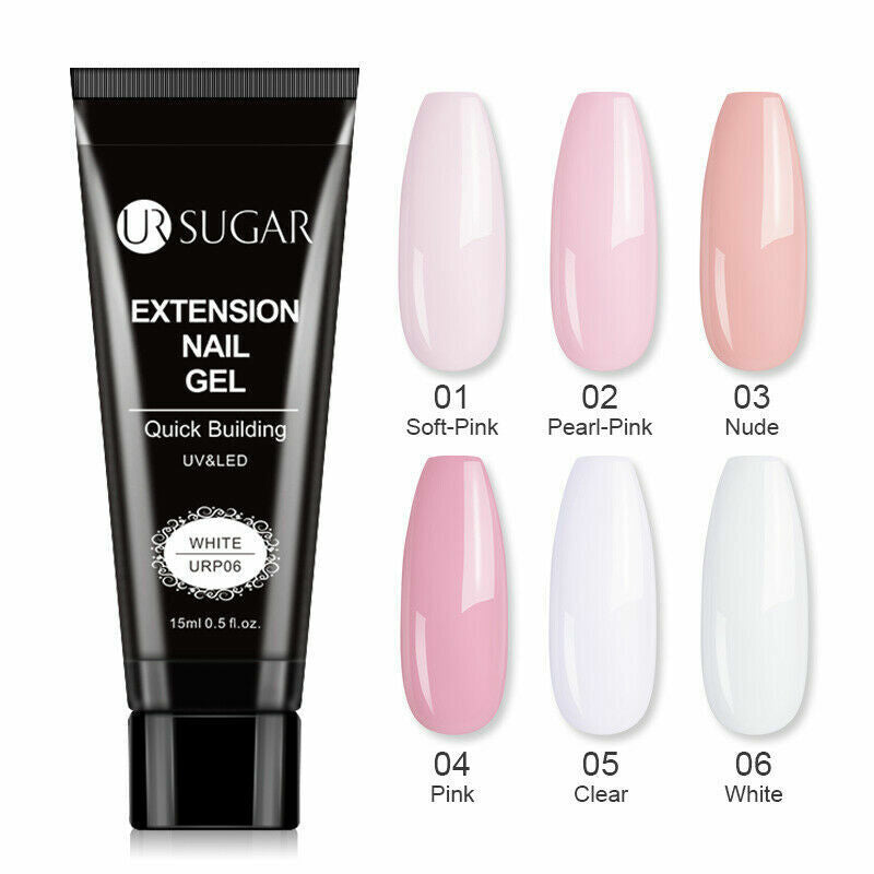 UR SUGAR Nail Art Quick Extension Builder UV Gel URP 05 CLEAR