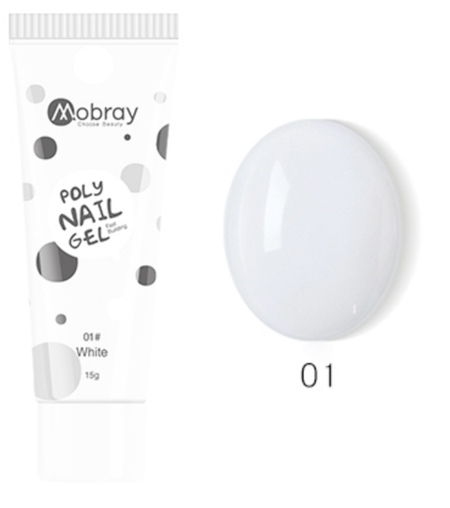 Mobray Poly Builder Gel 15g (PINK TUBES)