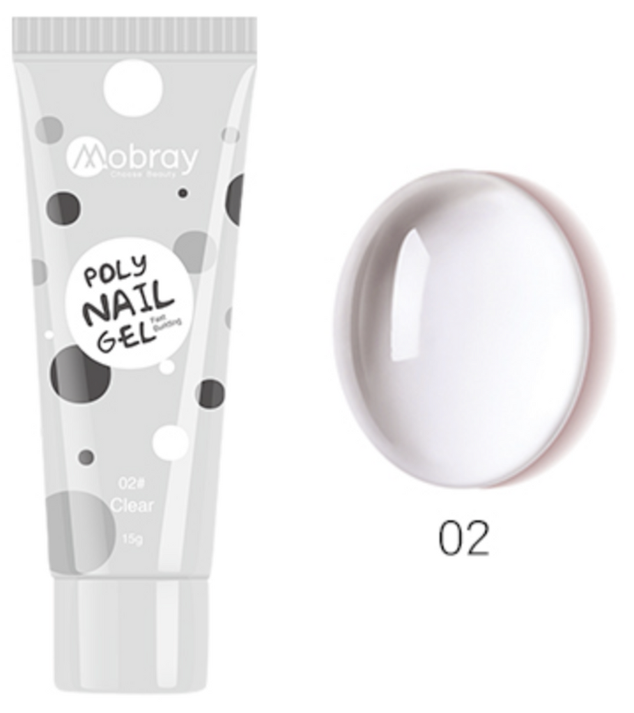 Mobray Poly Builder Gel 15g (PINK TUBES)