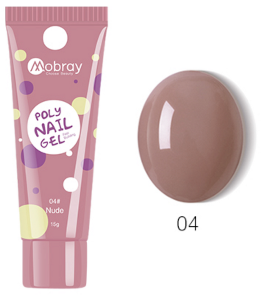 Mobray Poly Builder Gel 15g (PINK TUBES)