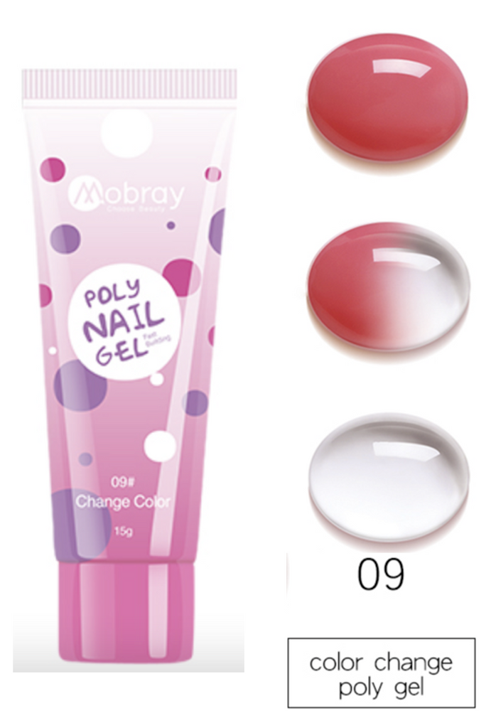 Mobray Poly Builder Gel 15g (PINK TUBES)