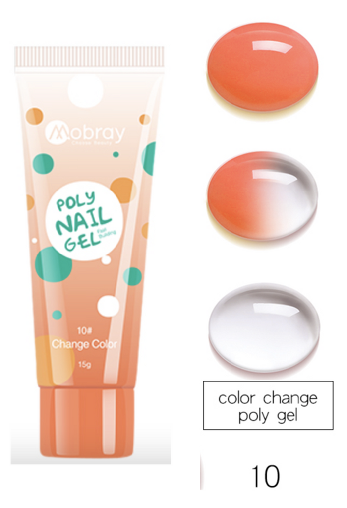 Mobray Poly Builder Gel 15g (PINK TUBES)