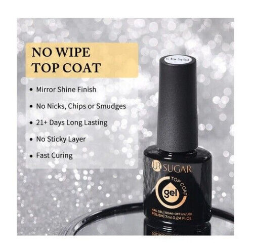 UR Sugar No Wipe  Top Coat  7 ml
