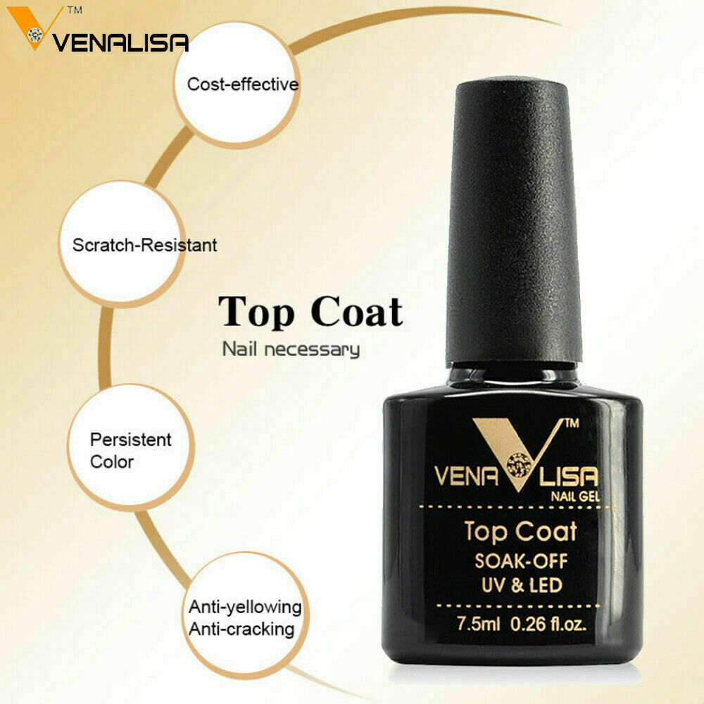 Venalisa Top / Base / Matte Top Coats 7.5ml