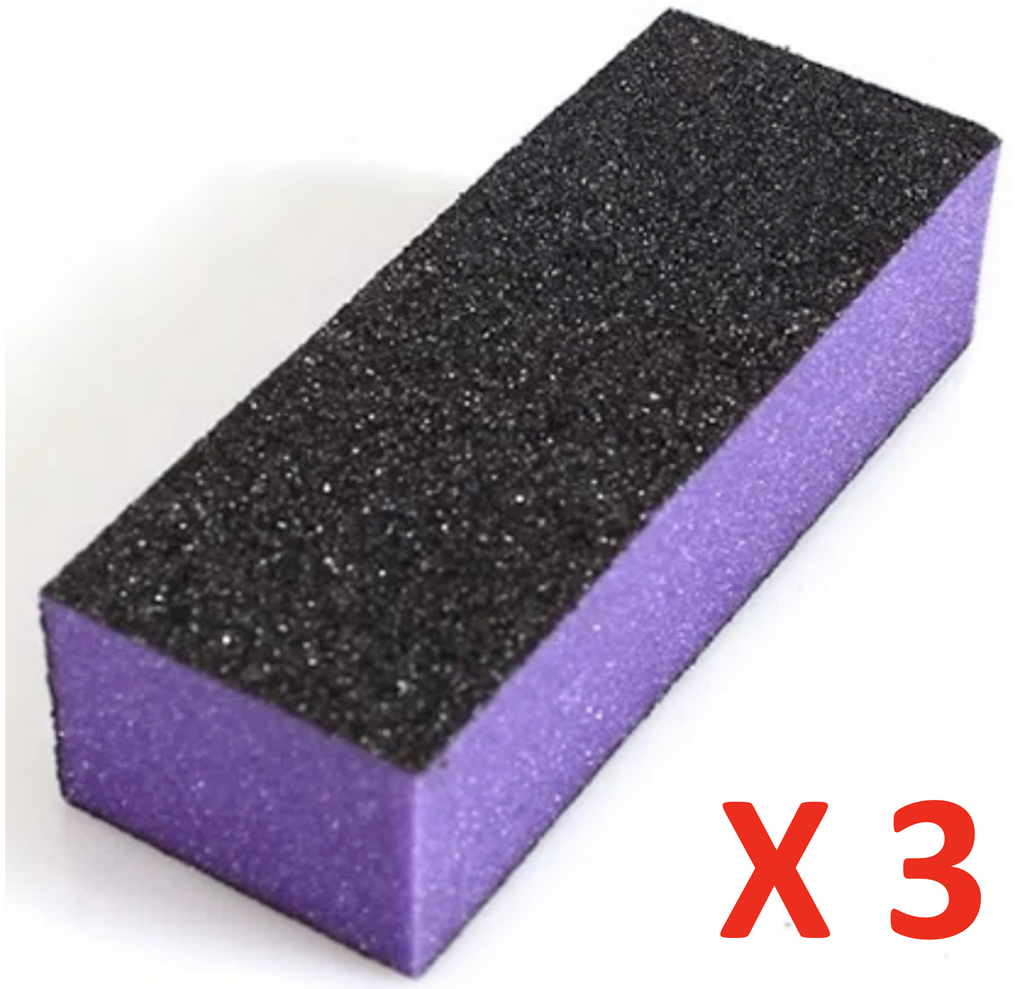 Coloured Nail Block Buffer Arcylic Sanding