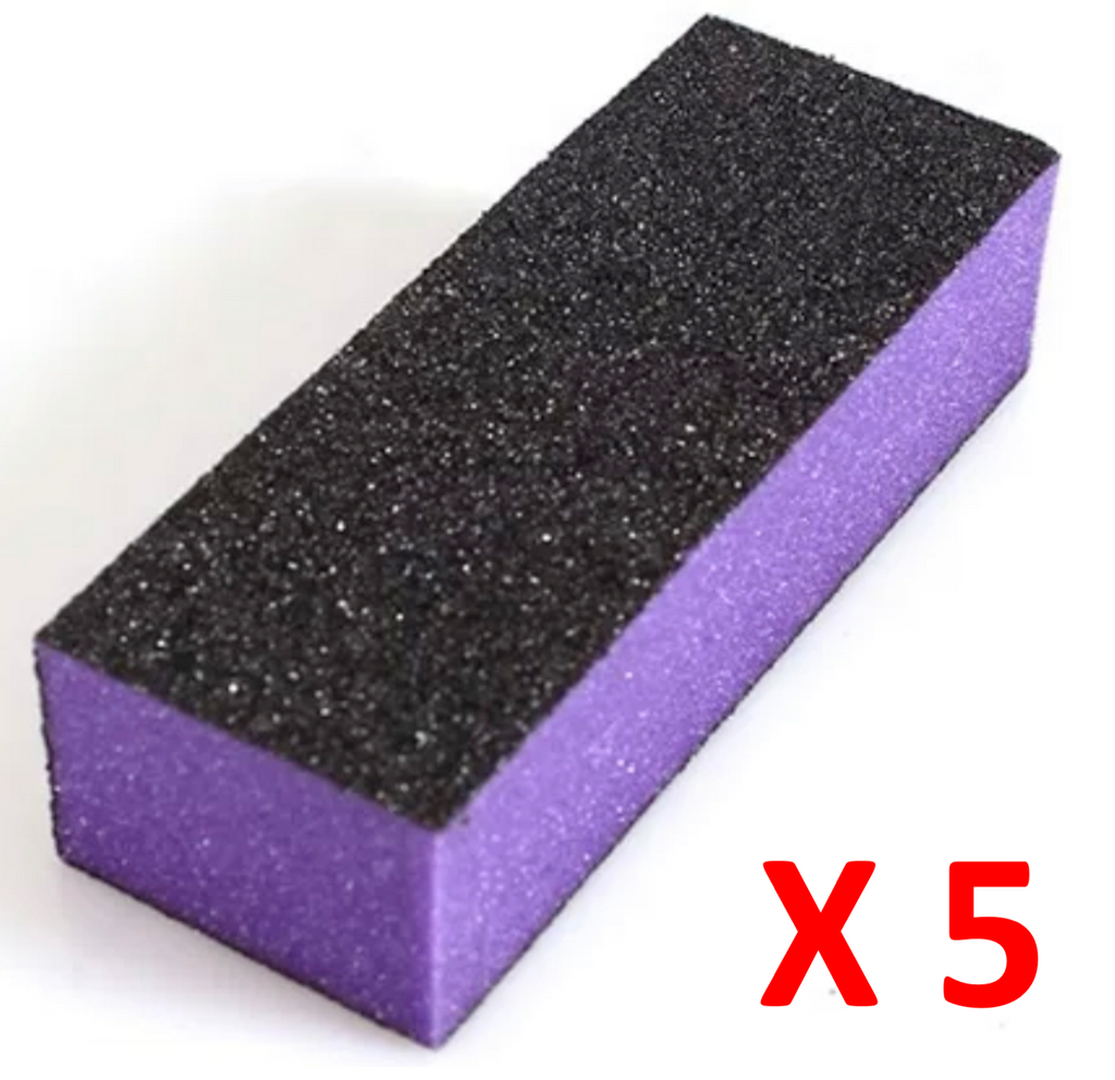 Coloured Nail Block Buffer Arcylic Sanding