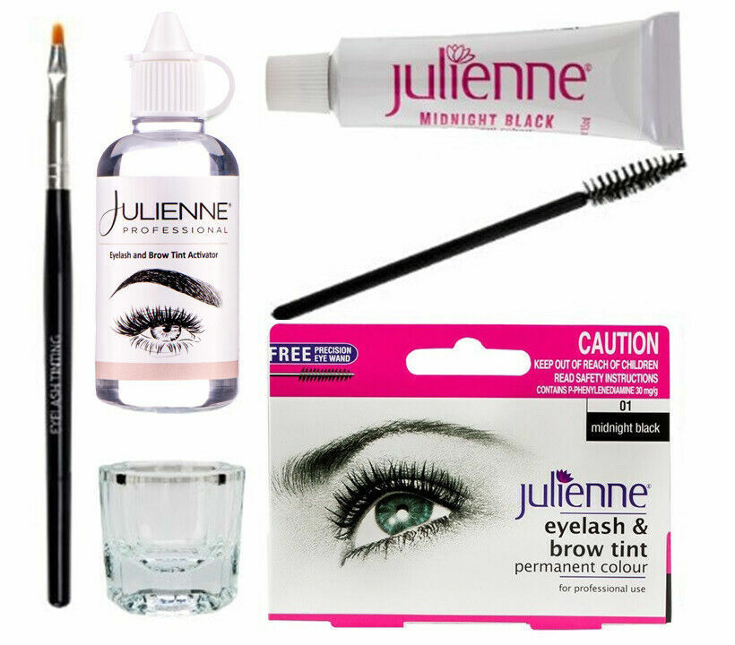 Julienne Eyelash & Eyebrow Tint - Midnight Black
