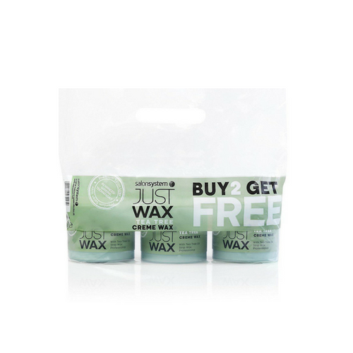 Salon System Just Wax Tea Tree Creme Wax Special Offer Pack